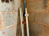 4 X ALUMINIUM 1.1M SASH CLAMPS - 4