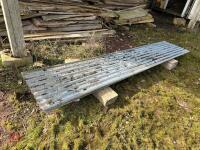 12' SHEETS OF GALVANISED CORRUGATED IRON - 2