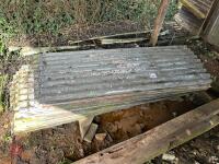 APPROX 35 SHEETS OF GALV CORRUGATED IRON - 2