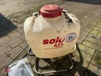 SOLO 425 KNAPSACK SPRAYER - 7
