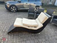 9 PIECE GARDEN FURNITURE SET - RATTEN - 3