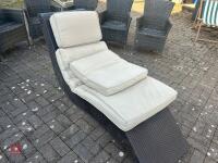 9 PIECE GARDEN FURNITURE SET - RATTEN - 14
