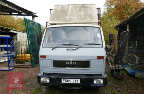 1989 MAN 8.150 LIVESTOCK LORRY