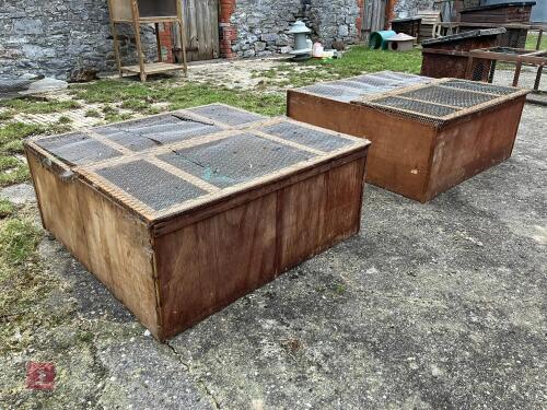 2 X 4' X 4' POULTRY RUNS