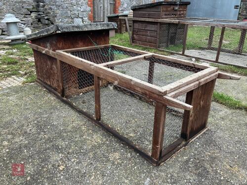 6' POULTRY HOUSE & RUN