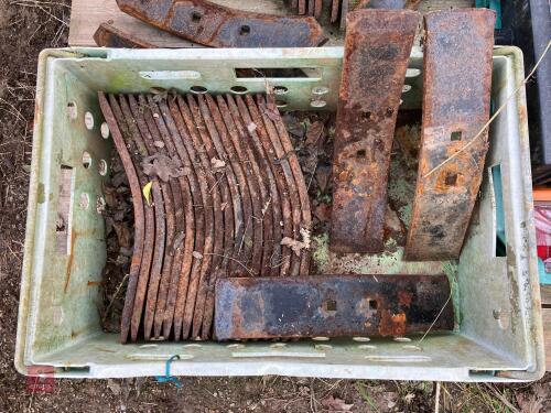 21 BOMFORD CULTIVATOR PLATES/FEET