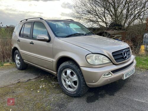 MERCEDES BENZ ML 270 CDI (S/R)