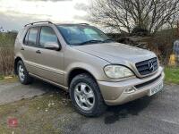 MERCEDES BENZ ML 270 CDI (S/R)