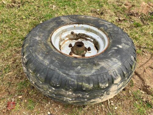 BKT 12.5/80-15.3 WHEEL AND TYRE