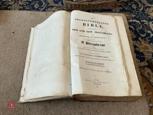 BIBLE FROM 1816 (404)
