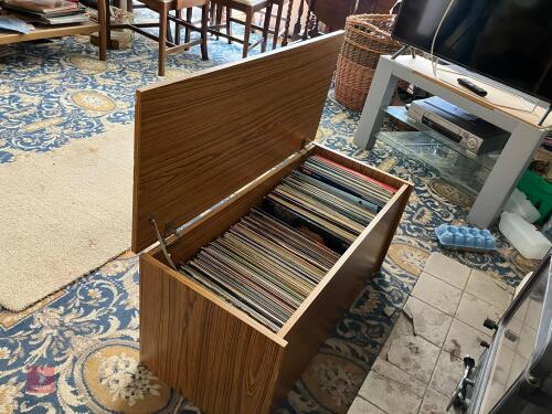 TRUNK OF LP/VINYL RECORDS (407)