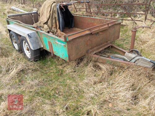 STEEL 2.7T PLANT TRAILER (S/R)