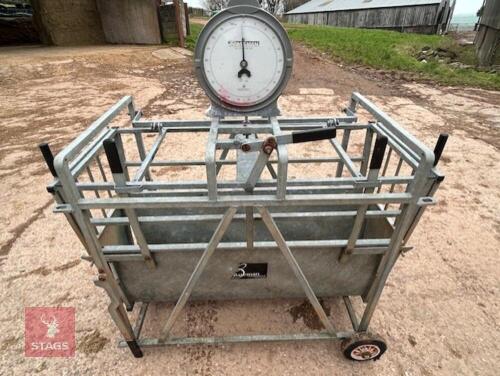 GALVANISED MOBILE BATEMAN LAMB WEIGHER