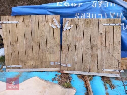 PAIR OF STABLE DOORS