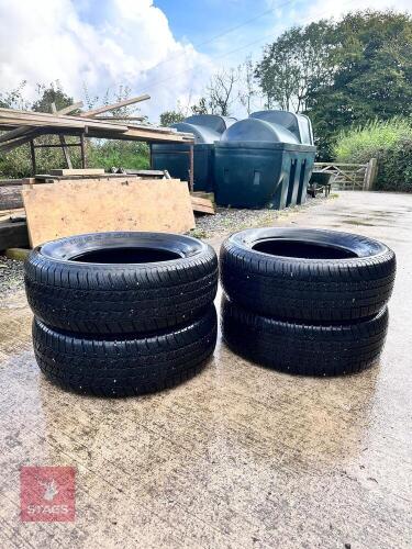 4 BRIDGESTONE DUELER H/T TYRES