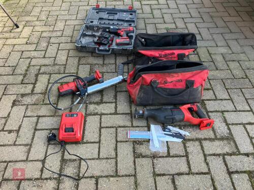 GREASE GUN, IMPACT WRENCH & RECIP SAW