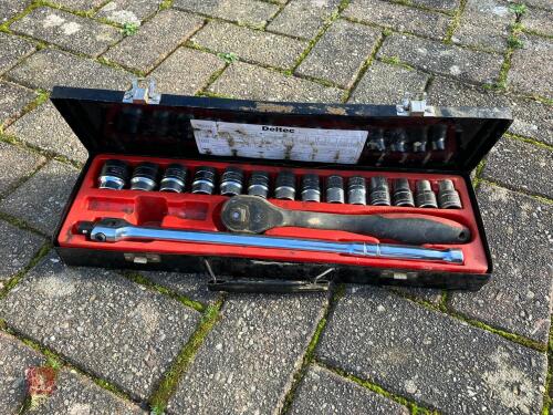 DELTEC HALF INCH SOCKET SET