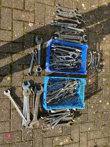 LARGE ASSORTMENT OF SPANNERS