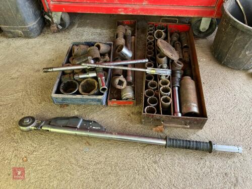 3/4'' & 1'' DRIVE SOCKETS