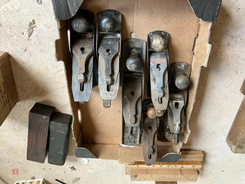 6 WOOD PLANES