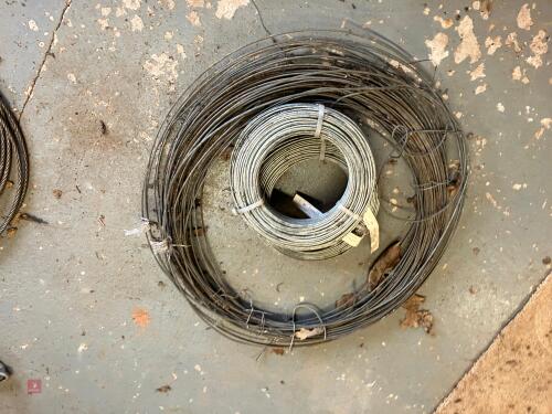 3 ROLLS OF PLAIN WIRE