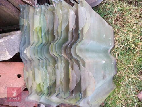 15 GLASS DOUBLE ROMAN TILES