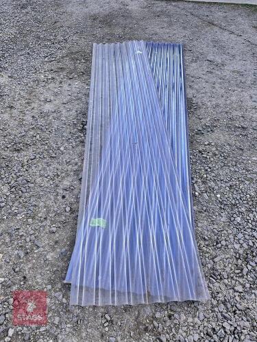 4 X 3M CORRUGATED PVC SHEETS