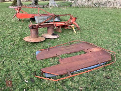 2 KM22 DRUM MOWERS (S/R)