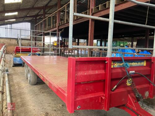 MARSHALL BC22 TWIN AXLE BALE TRAILE