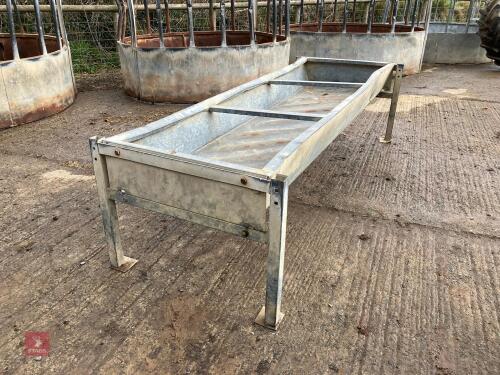GALVANISED FREESTANDING CATTLE TROUGH
