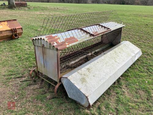 8' GALVANISED HAY RACK