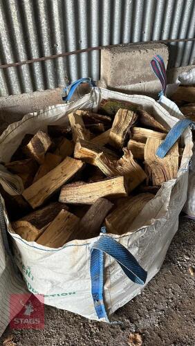 DUMPY BAG OF OAK LOGS