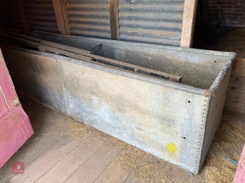8' X 2' RIVETED TROUGH/PLANTER