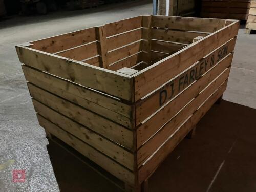 50 ABERGAVENN/SAWMILLS POTATO BOXES