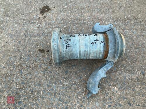 BAVER 5'' FEMALE TO 4'' MALE REDUCER