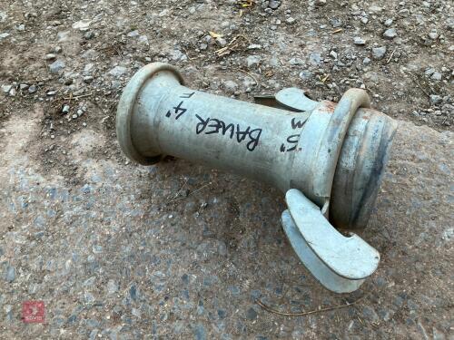 BAVER 5'' FEMALE TO 4'' FEMALE REDUCER