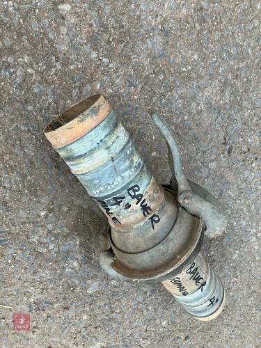 BAVER COUPLING 4'' MALE TO 4'' FEMALE