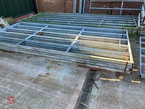 4 HEAVY DUTY CATTLE GATES