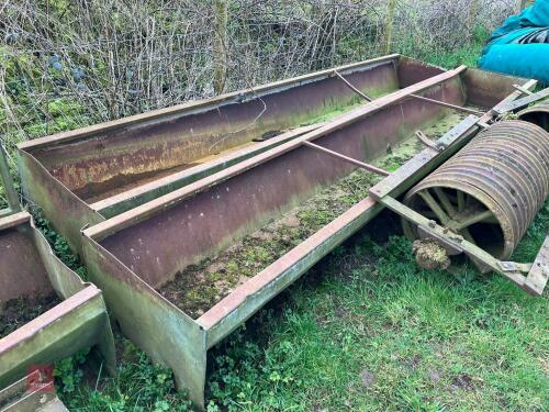 3 X 15' FEED TROUGHS