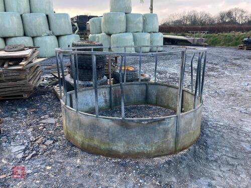 GALVANISED CATTLE RING FEEDER