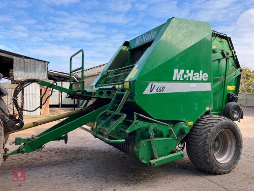 2009 MCHALE V660 ROUND BALER