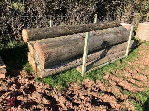 8 TELEGRAPH POLES