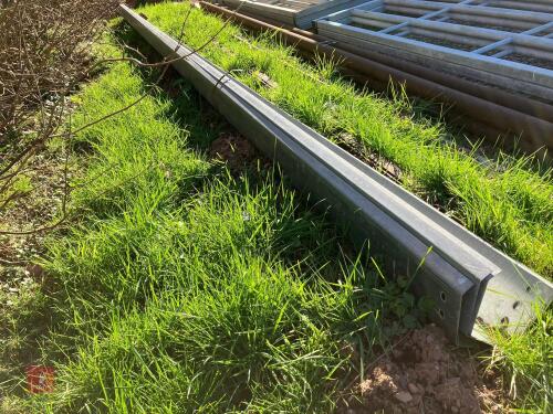 3 LENGTHS OF BOX PROFILE GUTTER