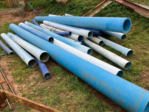 LARGE SELECTION OF PLASTIC PIPES