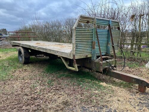 HOMEMADE 24' BALE TRAILER