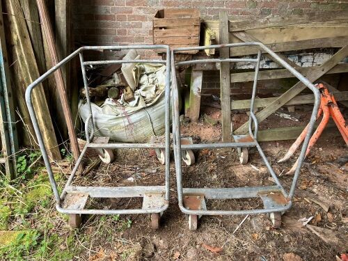 2 UTILITY/TRANSPORT TROLLEYS