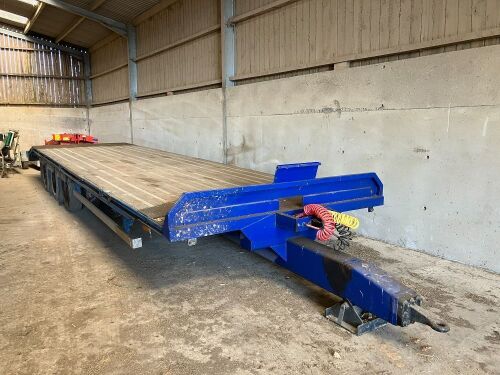 35' BEAVERTAIL LOW LOADER TRAILER