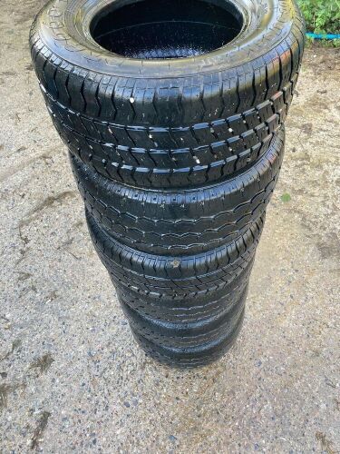 6 X 195/55 R10 USED CAR TRAILER TYRES