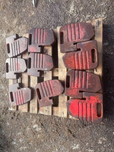 10 X 25KG MASSEY FERGUSON FRONT WEIGHTS
