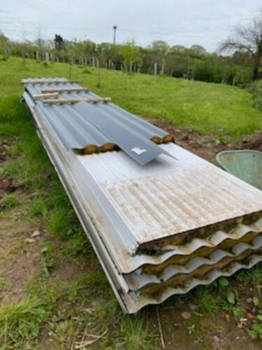 QTY OF INSULATED CORRUGATED ROOFING